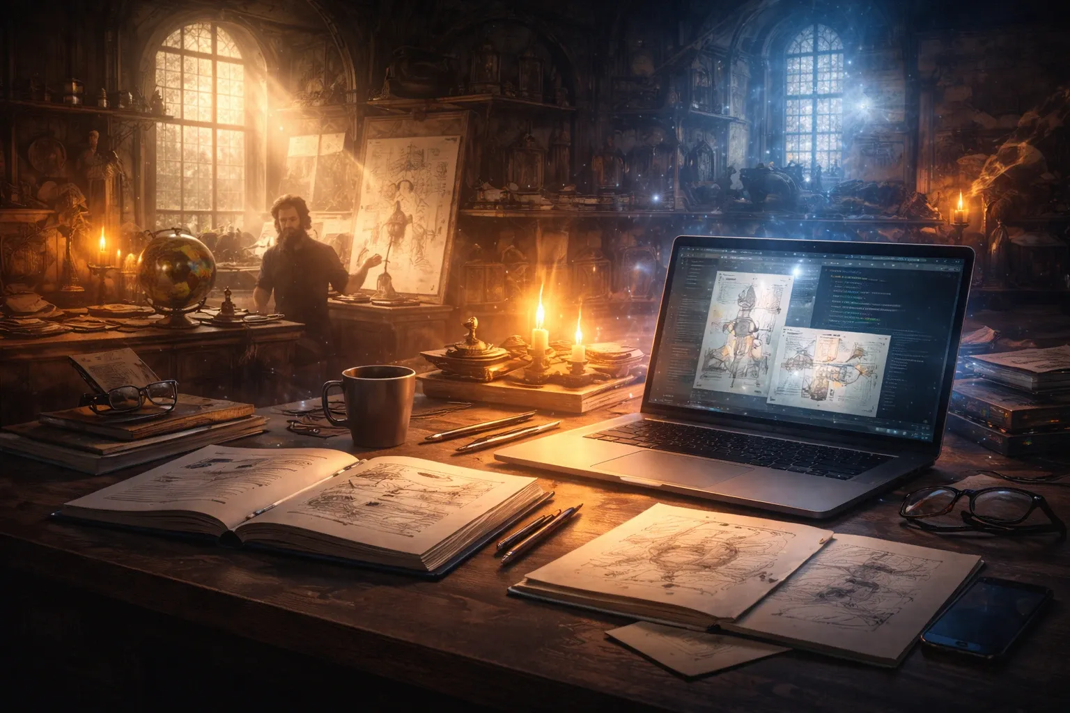 The Restless Maker: How Renaissance Polymaths and Indie Hackers Share One Soul