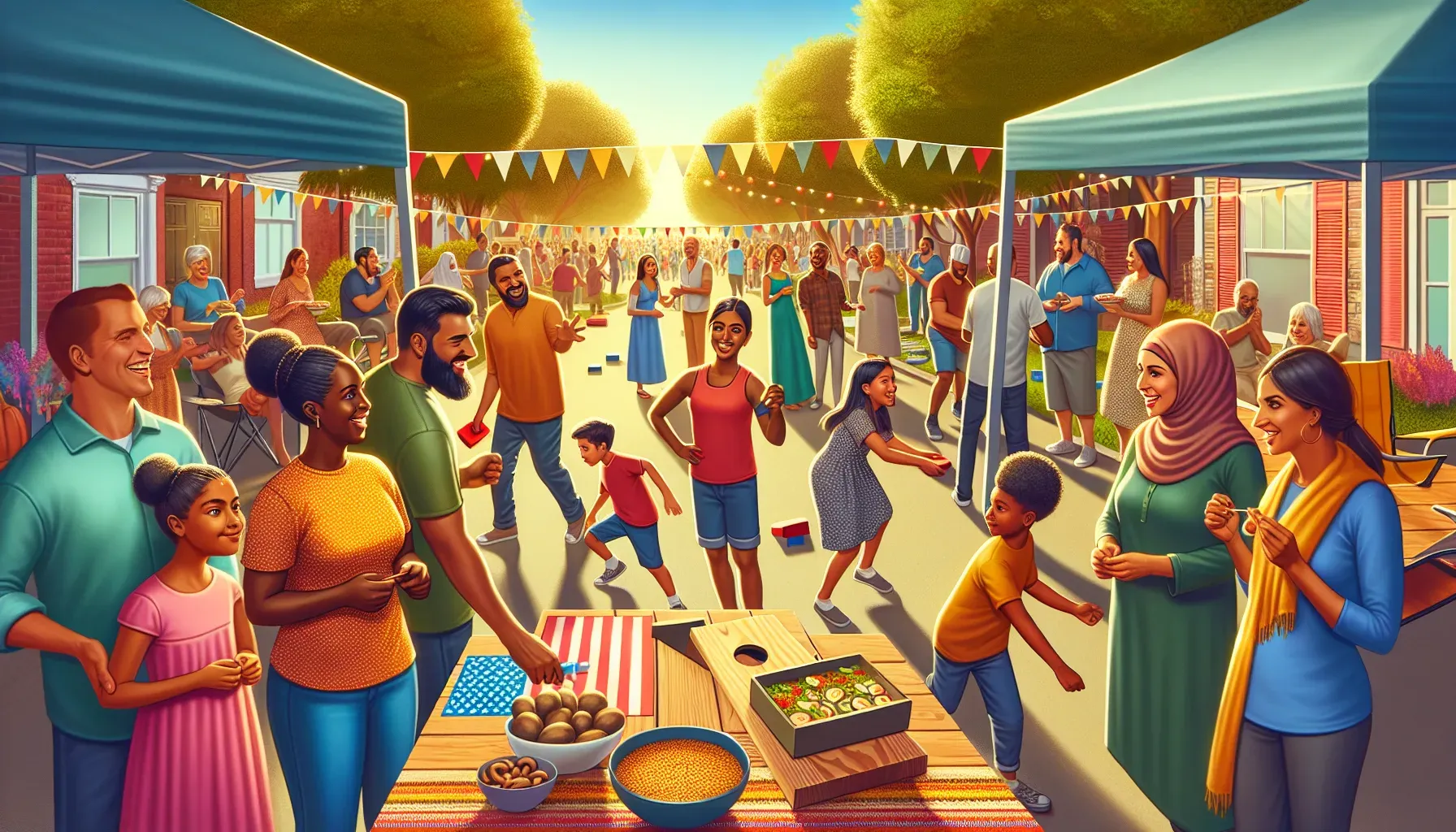 On Trying to Navigate the Social Labyrinth of a Block Party