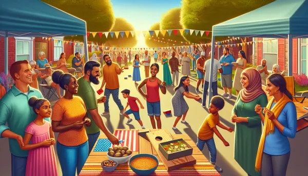 On Trying to Navigate the Social Labyrinth of a Block Party